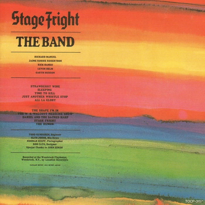 the band - Stage Fright