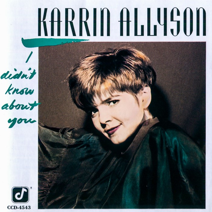 Karrin Allyson - I Didn't Know About You 