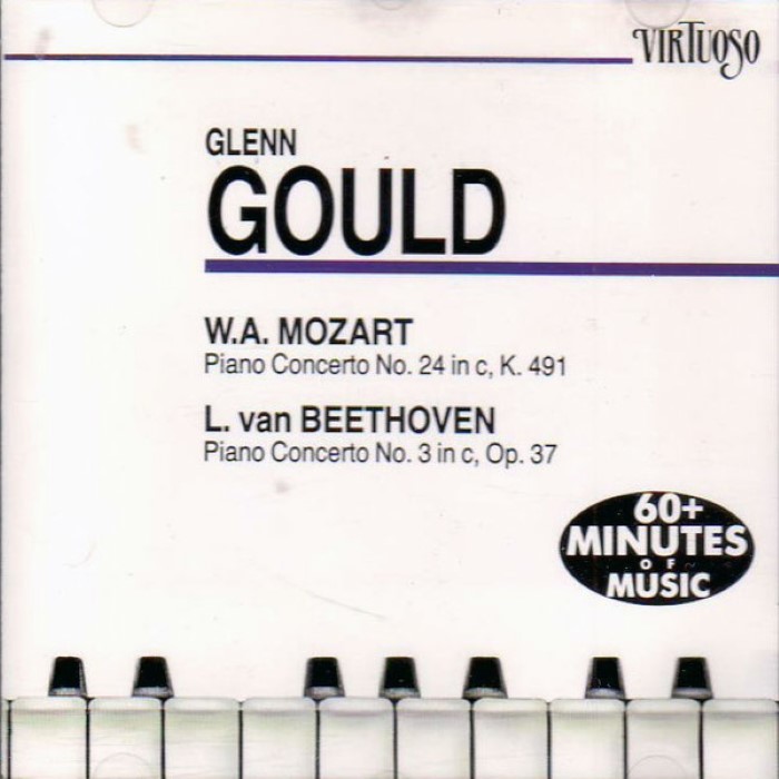 Glenn Gould - Mozart: Piano Concerto No. 24 / Beethoven: Piano Concerto No. 3 (piano: Glenn Gould)